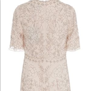 Needle & Thread beaded A-line blush dress